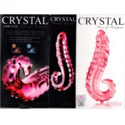 Kiss of Tongue Crystal Glass Dildo Anal Toy