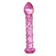 Dotted Purple Glass Dildo