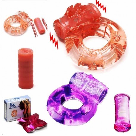 Cock Ring Vibrator 2pcs